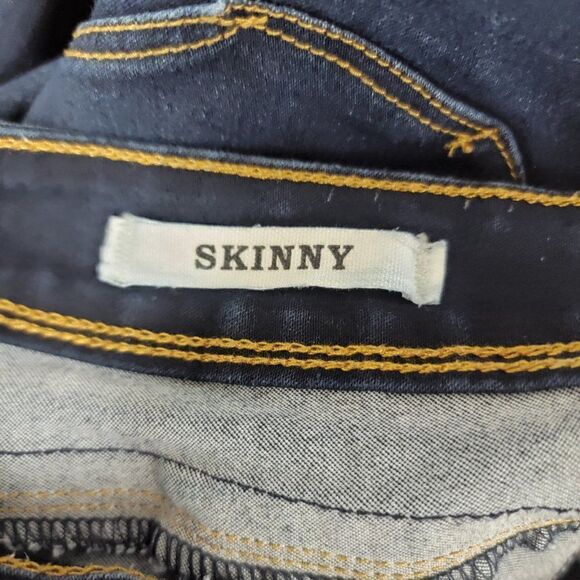 Vigoss VGS Dark Wash Skinny Cropped Denim Jeans - Picture 13 of 14